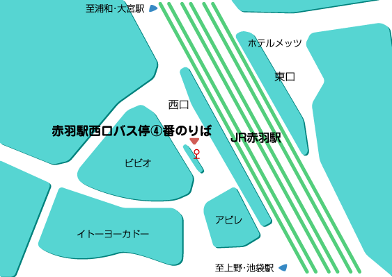 赤羽駅の地図